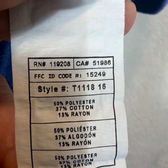 CCM NHL Edmonton Oilers T-Shirt Mens Size XL Blue Hockey Distressed Short Sleeve - Picture 3 of 8